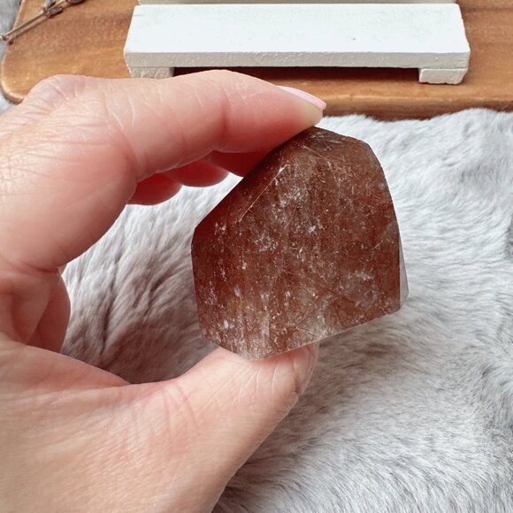 Gorgeous Small Rutilated Quartz Free Form | Rutilated Quartz Gusher - Picture 8 of 11